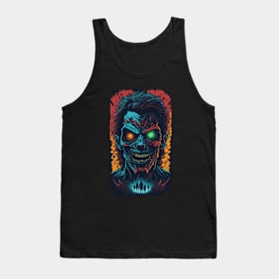 Majestic Undead - Halloween Zombie Portrait Tank Top